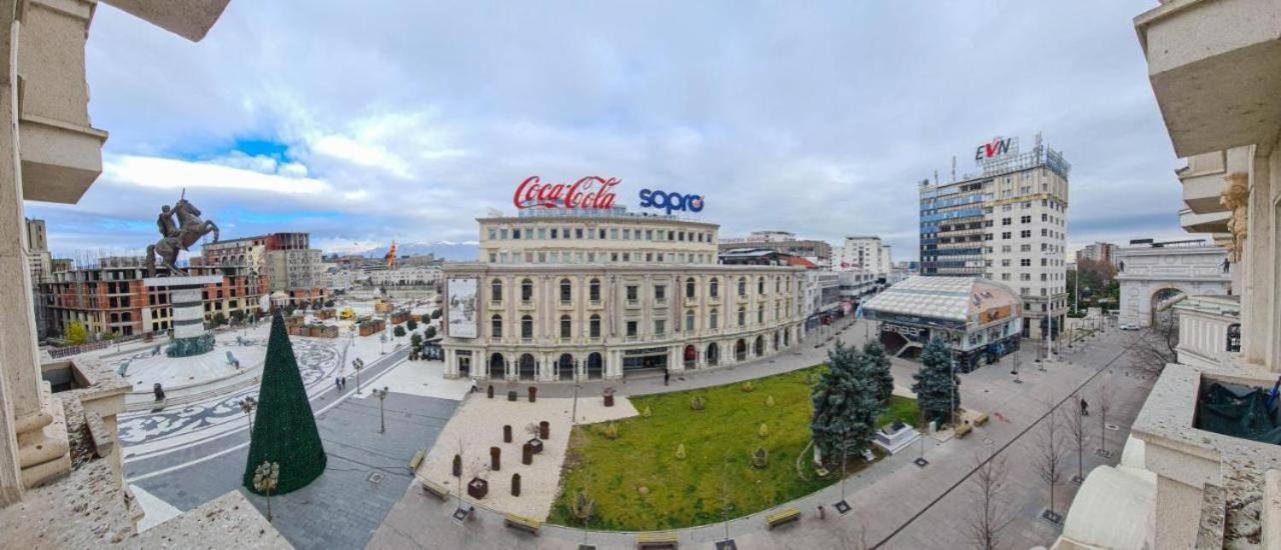 Rooftop Apartment At Mainsquare Skopje Exteriör bild